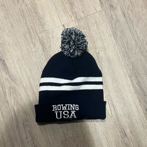 Rowing navy and white hat